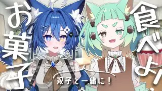 【双子とお菓子を食べよう】第一回！双子とお菓子を食べよう！【ウリフタツ】