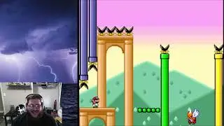 This is my first time playing Kaizo Mario.  Hack is Love Yourself