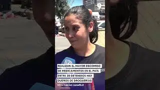 Realizan el mayor decomiso de medicamentos en el pa&iacute;s   entre 20 detenidos hay due&ntilde;os de droguer&iacute;as
