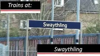 Trains at Swaythling 01/03/2024
