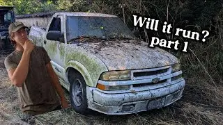 Pulling my grandpa's old truck out of the bush! Episode 1 #chevy #restoration 