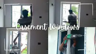 Upvc Casement Double Open Window Installation Process | MWindows Vijayawada