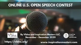 Online U.S. Open Speech Contest -  Abhineeth Pasam- TX - Group - 3