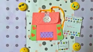 DIY Miniature Backpack / School Supplies