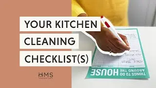 YOUR KITCHEN CLEANING CHECKLIST(S)