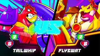 Tailwhip 🦎 Vs Flyswat 🐸 | AKEDO | Cartoons for Kids | Moose Mania