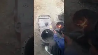 Differential House Restoration Of Tractor#technicalworld1165 #viral #ytshorts #welding #automobile