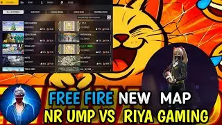 Free fire new map NR VS  Riya gaming 😱 ফ্রী ফায়ার নতুন ম্যাপ 😈⁉️#freefire #garenafreefire 