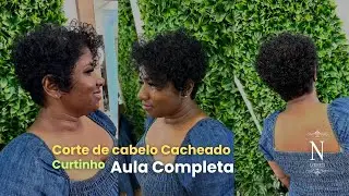 CORTE DE CABELO CACHEADO CURTINHO ✨