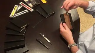 Installation of the Pocket A6 Double Pen Quiver Pen Holder For Moleskine, Leuchtturm1917 & More