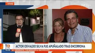 Actor Osvaldo Silva fue apuñalado tras encerrona en Recoleta: Iba con su pareja, Cecilia Cucurella