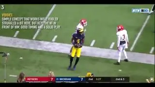 MGoFilm Analysis Episode 5 || Brandon Peters - Every Pass vs. Rutgers