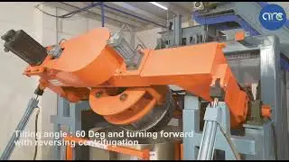 automatic dip spin machine zinc flake coating