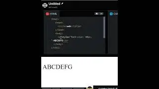 Letter Spacing in HTML Using inline CSS| HTML,CSS Basics| Frontend 