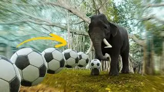 Epic Football Rube Goldberg Machine | Satisfying CGi