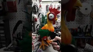 Animatronic Hei Hei Chicken Puppet Test Video