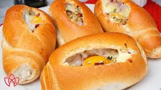 PÃO FRANCÊS RECHEADO NO FORNO | Café da Manhã ou Jantar Perfeito