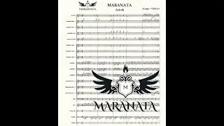 MARANATA - Avivah (Marcha para Banda de M&uacute;sica) Partitura / Music Sheet, Score