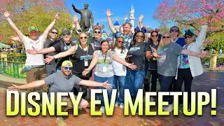 Electric Cars & Disneyland! Cars & Coffee at Rove, Toy Story level 2 charging, & an EV Disney Day!