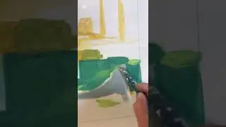Abstract Painting for beginners как да нарисувам #абстрактнаяживопись   #abstractart #artclass
