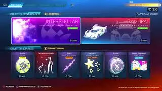 Rocket League Item Shop [GREEN FOREST ITEMS BLACK MARKET INTERSTELLAR DECAL] Ryufalcon Blue