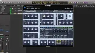 Simple Trance Beat using 3 Massive Synth