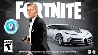 Fortnite's *NEW* Update! (James Bond, FREE Skin Extended, Bugatti)