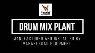 Asphalt Drum mix plant Manufactured by VarahiRoadEquipments | Road Construction Machine Manufacturer
