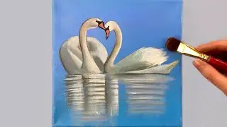 365 days challenge-day 239/Step by Step Acrylic Painting for Beginners