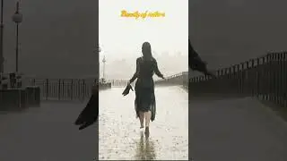 Beautiful Rain #beautifulrain #shortvideo  #beautifulgirl #naturelovers
