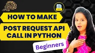 How to make POST API request in Python? How to Send POST Requests? Python Requests post #infysky