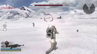 Star Wars Battlefront 2 (2005) Hoth XL Gameplay | Improved Sides Mod | No Commentary