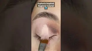You need to try this Euphoria inspired makeup look 💎😏 #shorts