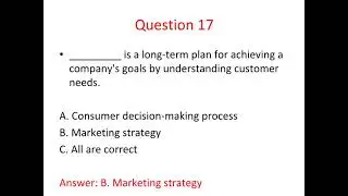 Marketing COC Exam  Part&ensp;1 LIKE, COMMENT AND SUBSCRIBE for more