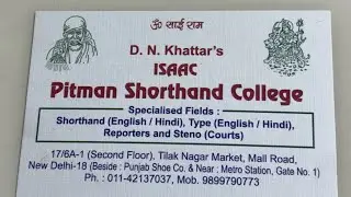 Shorthand dictation/ Kailash Chandra /100 wpm / practice sheet no 7