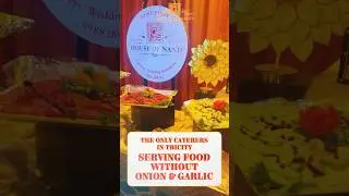 The only caterer in tricity Serving Without Onion Garlic Food. House of Nand . Caterers in panchkula