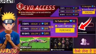 Free Evo Access Subscription in Free Fire 💎 | Evo Access Update 💎 | Free Fire New Evo Access 