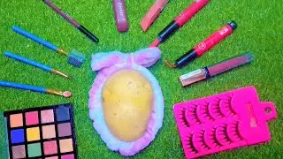 ASMR Makeup on Mannequin 🎭 (No Talking) | ASMR RUMI Kpop Demon Hunters Makeup 💋 🎀 Satisfying Videos