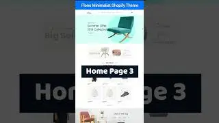 Flone Minimalist Shopify Theme #shorts #shopify #shopifytheme