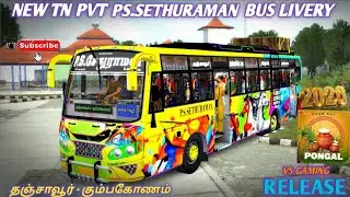 🤩 PS.SETHU RAMAN BUS LIVERY RELEASE FOR DOWNLOAD NOW #bus #busmod #bussimulatorindonesia #bussid