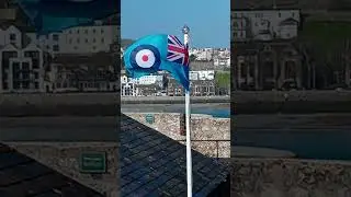 Flags around Castle Cornet and St Peter Port  Harbour