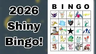 My 2026 Shiny Hunting Bingo Board!