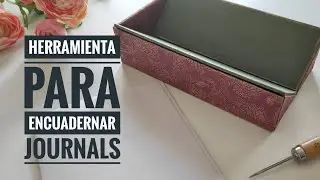 Cuna de perforación para encuadernación de journals. Cartonaje básico