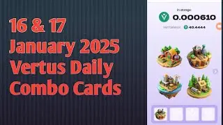 Vertus Combo 16 January | Vertus Daily Combo | Vertus today Combo #vertuscombo