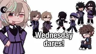 Wednesday dare video pt 1 | wenclair | gacha club | ft. Xavier,Rowan,Tyler,Ajax,Eugene,Yoko