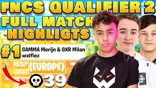 MERIJN, WOLFIE & MILAN Place 1ST in FNCS QUALIFIER WEEK 2 - OPENS [EU]🏆 39 KILLS | FULL MATCH REPLAY