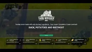Farm Manager 2021 - Ducks, Potatoes and Beetroot Scenario