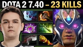 Anti-Mage Pro Carry with 23 Kills and Nullifier - Dota 7.41