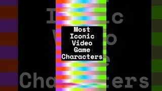 Most Iconic VG Characters  #videogames #sonic #supermario #masterchief #pacman #nintendo #xbox