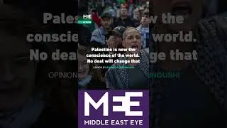 Palestine is now the conscience of the world. No deal will change that